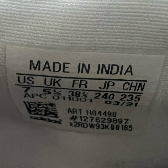 Adidas Women's Light Pink Sneakers(Size 7) - Picture 11 of 11